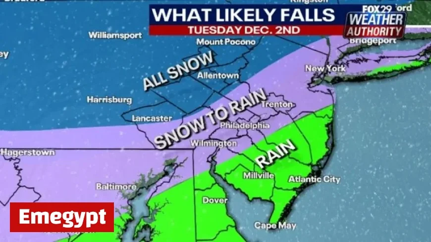 Philadelphia Braces for Tuesday’s Snowstorm: Timing and Expected Totals