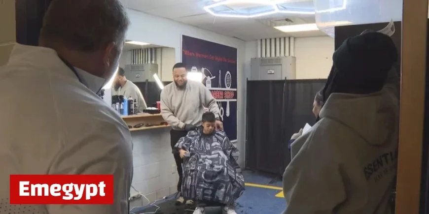 Winburn Middle School Launches In-School Barbershop for Student Mentorship