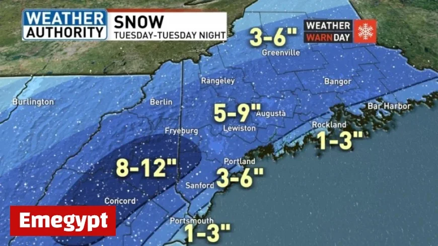 Maine Braces for Season’s First Major Snowstorm: Key Details to Know