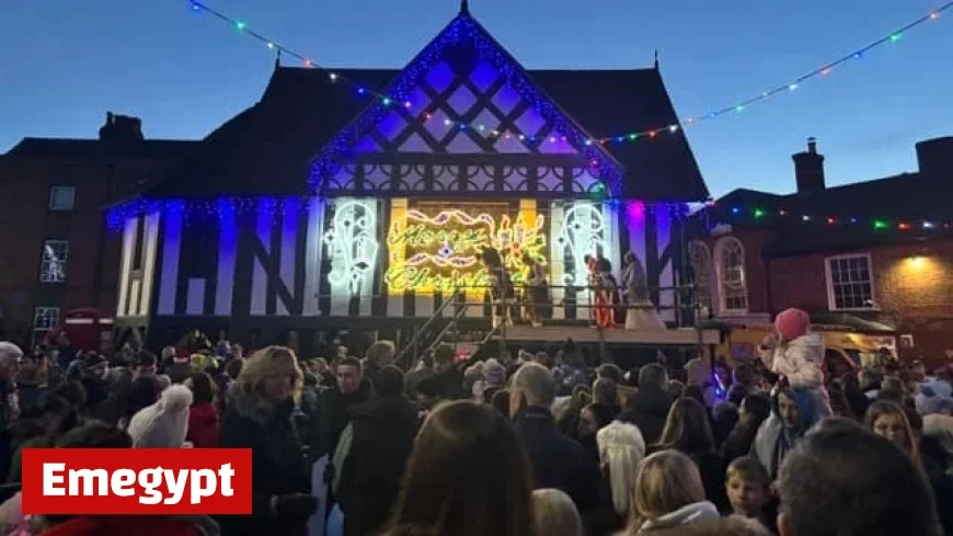 Newent’s Festive Lights Illuminate the Season with Joy