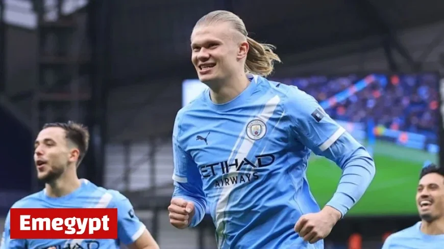 Erling Haaland Breaks Alan Shearer’s Record with 100th Goal for Man City