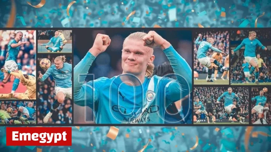 Erling Haaland Breaks Record for Fastest 100 Premier League Goals