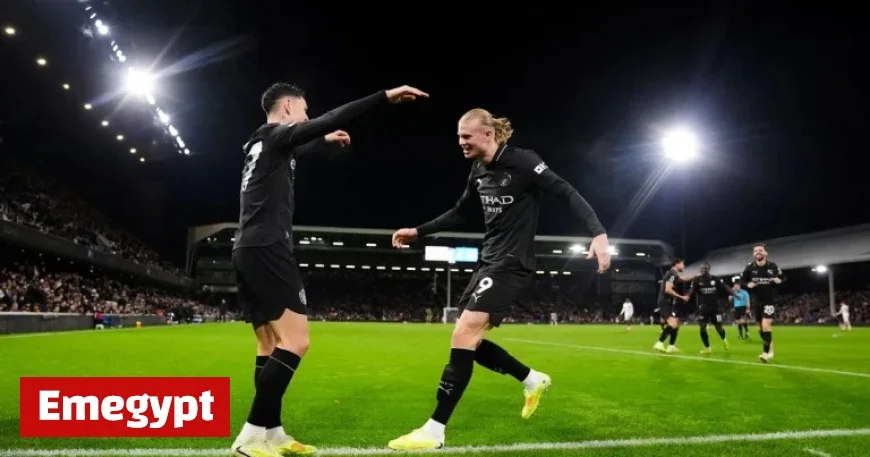 Haaland Scores 100th Goal While Foden Shines in Man City’s Thrilling Victory Over Fulham’s Epic Comeback