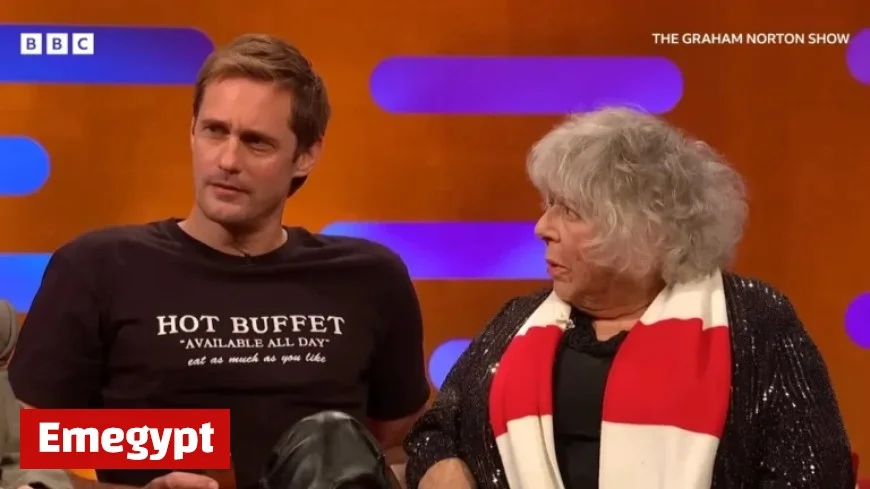Miriam Margolyes Questions Alexander Skarsgård About His Sexual Orientation