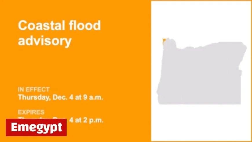 Clatsop County Coast Faces Coastal Flood Advisory on Thursday