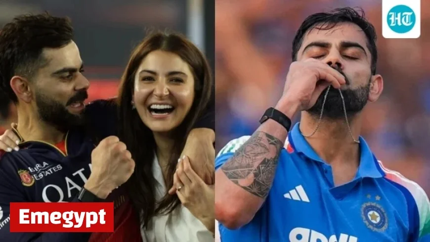 Anushka Sharma Celebrates Virat Kohli’s 53rd ODI Century with a Romantic Gesture Involving Their Wedding Ring
