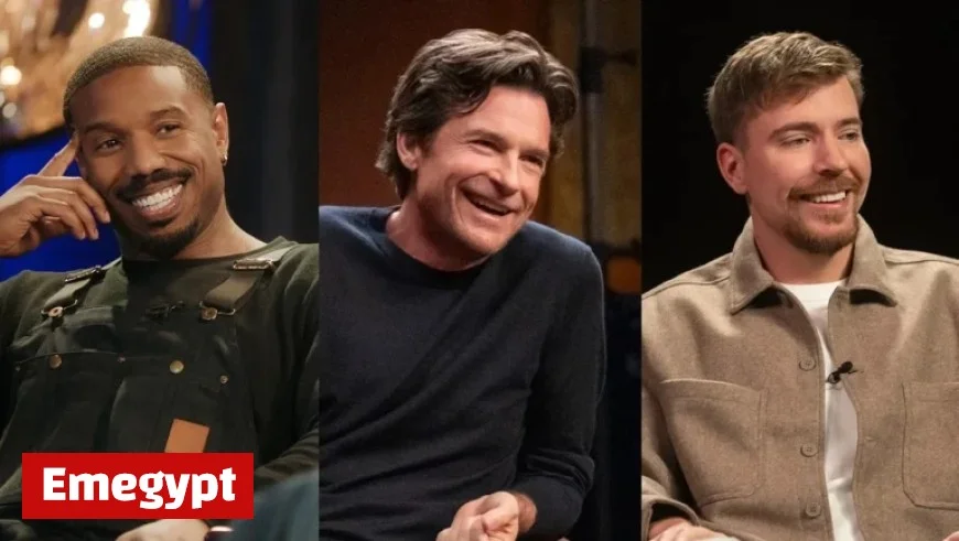 David Letterman Interviews Michael B. Jordan, MrBeast, Jason Bateman on Netflix