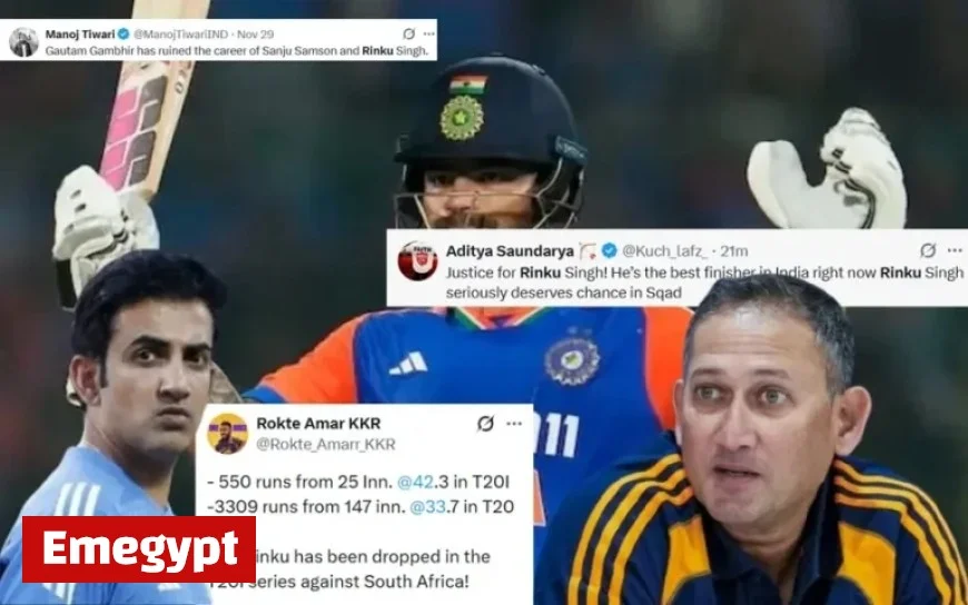 Internet erupts as Gambhir and Agarkar face backlash over KKR star’s exclusion from India’s T20I squad against South Africa