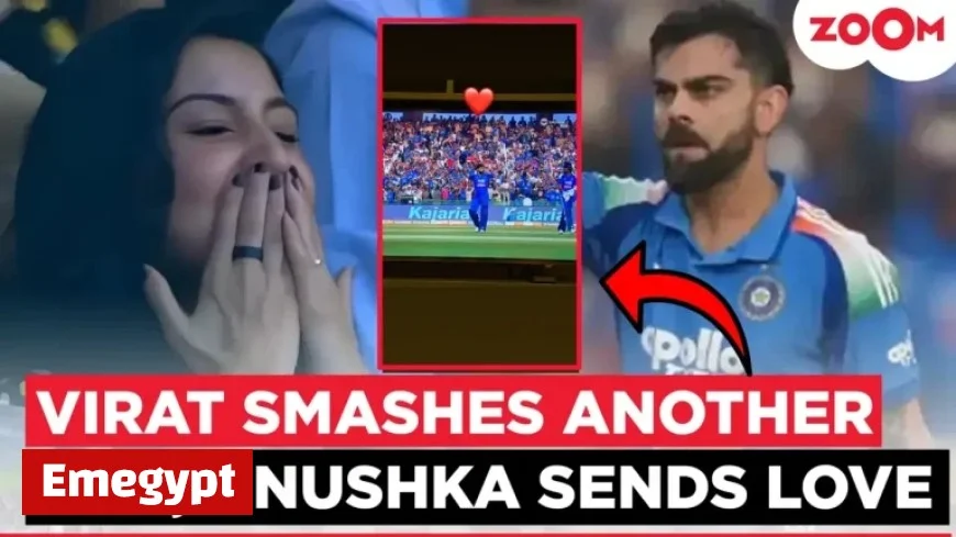 Anushka Sharma’s Heartfelt Response to Virat Kohli’s Brilliant Second Century Against South Africa