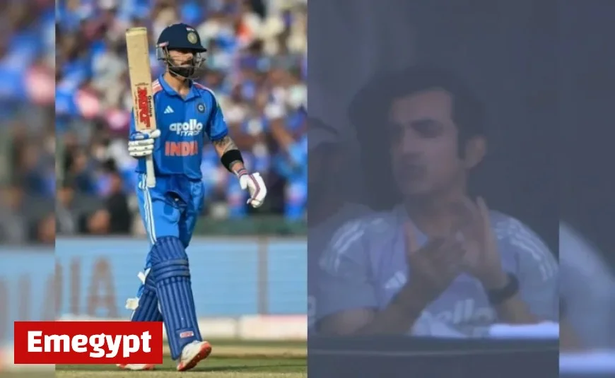 Gautam Gambhir’s Priceless Reaction to Virat Kohli’s Stunning Half-Century Amidst Intense Cricket Drama