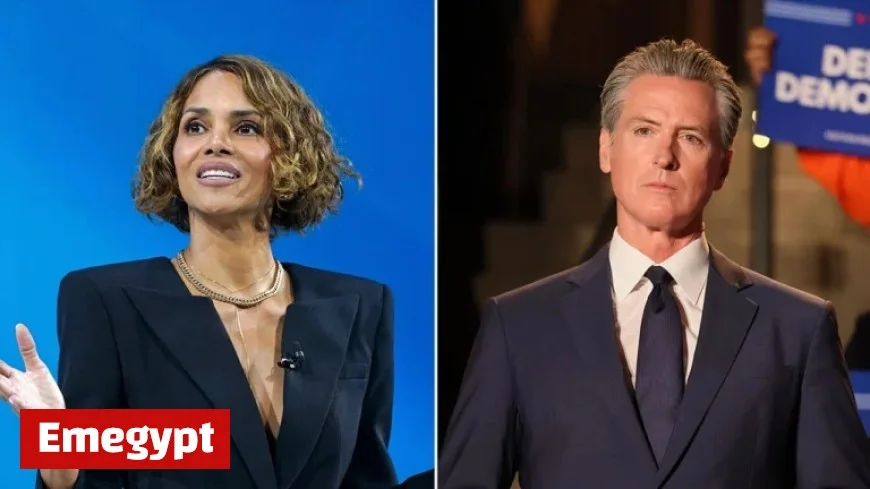 Halle Berry Criticizes Gavin Newsom, Opposes His Presidential Candidacy