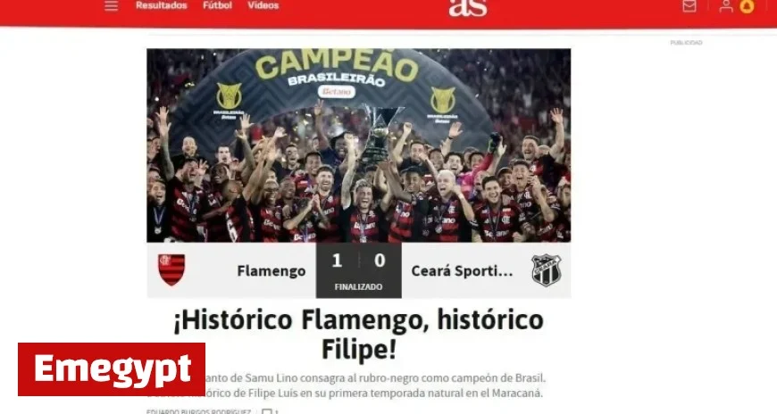 Historic Moment International Media Reacts to Flamengo’s Brazilian Title Victory