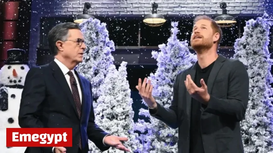 Prince Harry Criticizes Trump on Colbert Show: ‘I Heard You Elected a King’