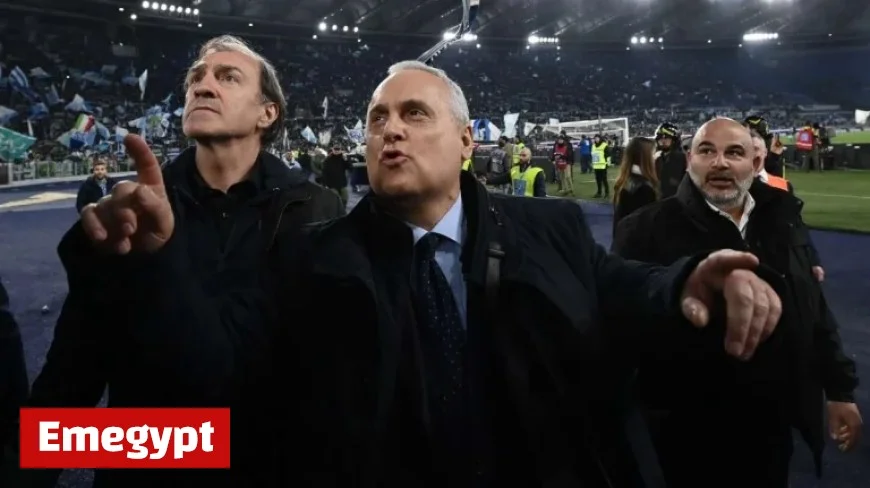 Lazio and Olimpico Rally Behind Lotito Putting Heart and Soul into the Game