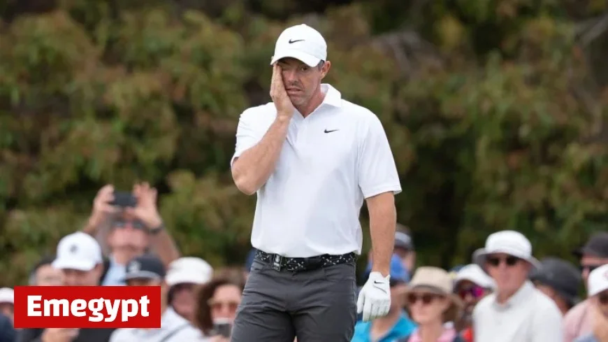 Rory McIlroy Trails Australian Open Leaders by Nine Strokes After Bizarre Melbourne Banana Peel Incident