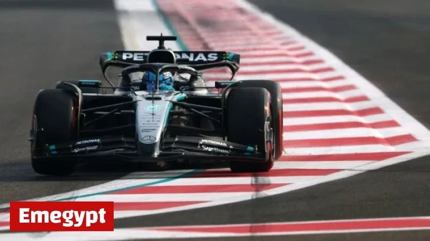 Russell Dominates Abu Dhabi Final Practice Ahead of Norris