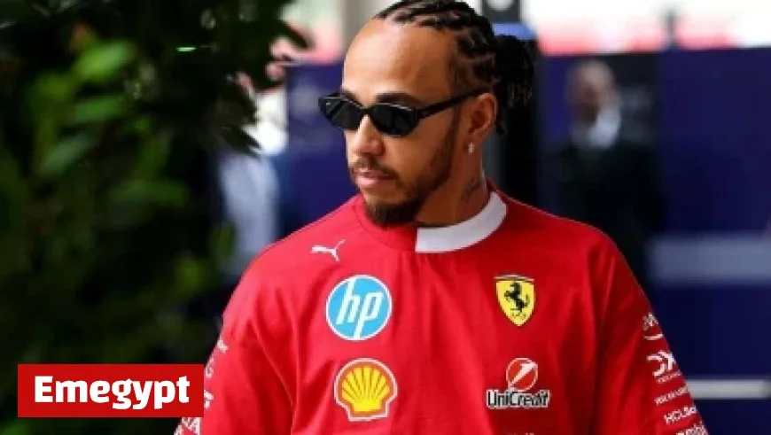 Lewis Hamilton Survives High-Speed Crash Into Barrier During Abu Dhabi Practice Holding Part of His Ferrari