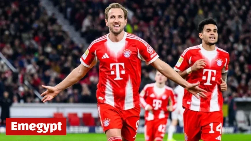 FC Bayern Dominates Stuttgart with 5:0 Victory as Unstoppable Kane Shows No Mercy