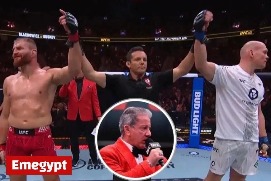 Bruce Buffer Faces Criticism for Controversial UFC 323 Jan Blachowicz vs Bogdan Guskov Fight Results Announcement