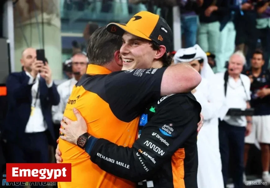 Brown praises Piastri’s teamwork after Norris clinches Yas Marina title