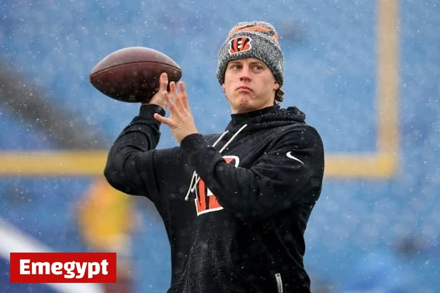 Witness Bengals QB Joe Burrow’s Icy Warm-Up in Buffalo Snow