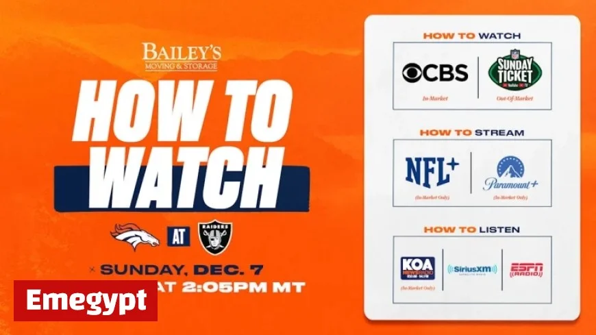 Denver Broncos vs Las Vegas Raiders: Ultimate Guide on Watching, Listening, and Live Streaming in Week 14
