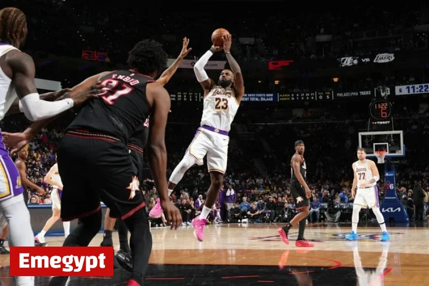 LeBron Dominates in Final Minutes as Embiid Falters; Sixers Lose to Lakers