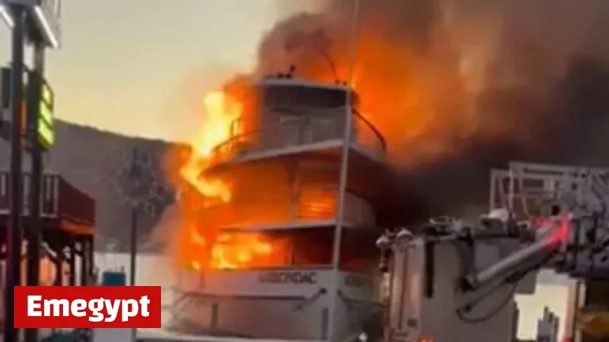 Tour Boat Catches Fire on Lake George’s Adirondack