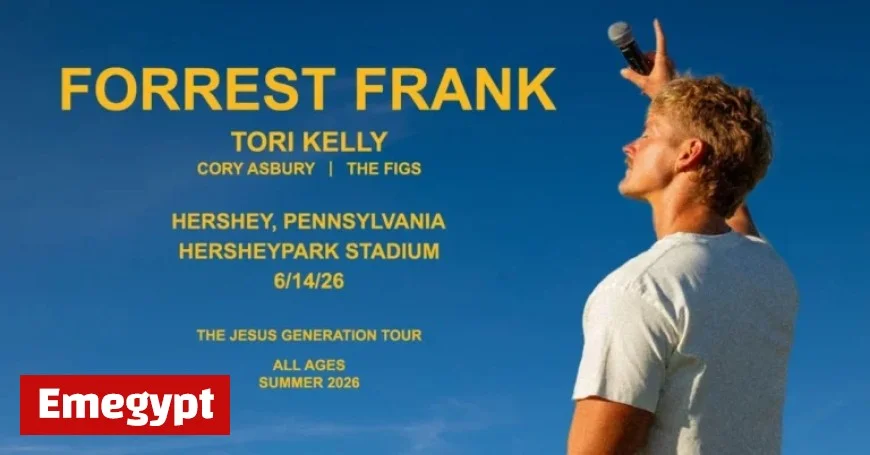 Forrest Frank to Headline Hersheypark Stadium Concert in 2026