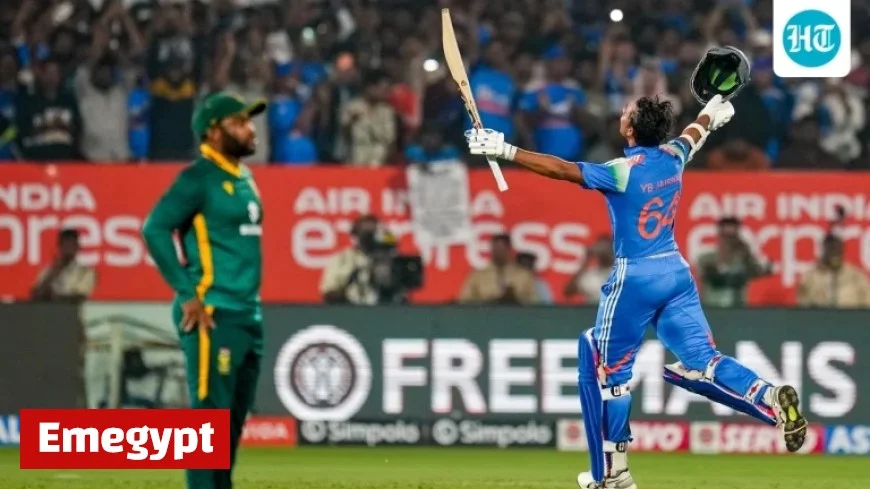 India Clinches Victory in 3rd ODI Against South Africa: Yashasvi Jaiswal’s Century and Rohit-Kohli Fireworks Capture the Action in Images