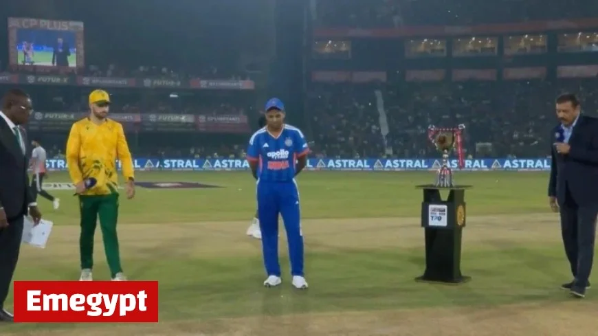 South Africa chooses to bowl first after winning the toss in the opening T20I against India in the series opener