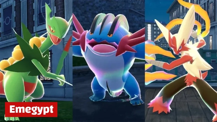 Pokémon Legends Z-A Brings Back Hoenn Starter Mega Stones