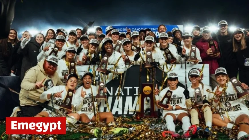 Florida State Soccer Clinches Fifth National Championship Title