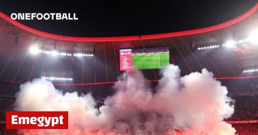 Fans Buzz as Bayern End Lights Up with Spectacular Pyro Show