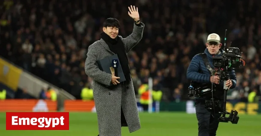 Son Heung-min Bids Farewell to Tottenham Fans Receives Applause from Slavia Supporters