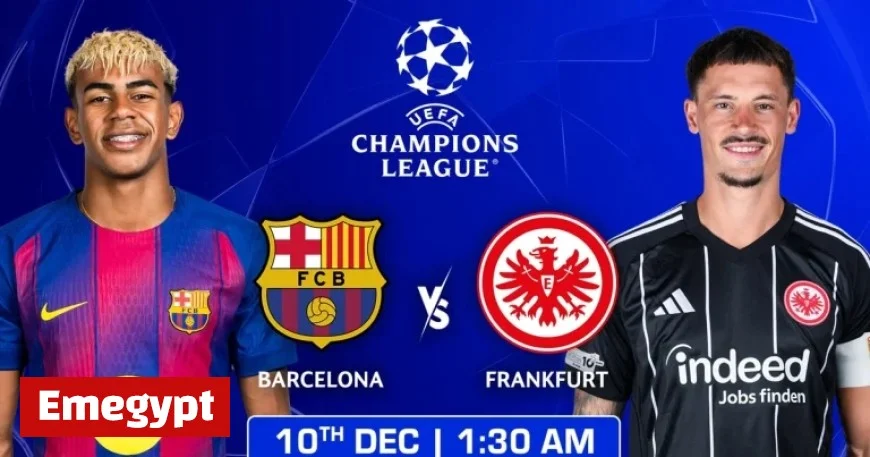 Barcelona vs Frankfurt Match Prediction December 10th 3 AM Expect a Goal Fest
