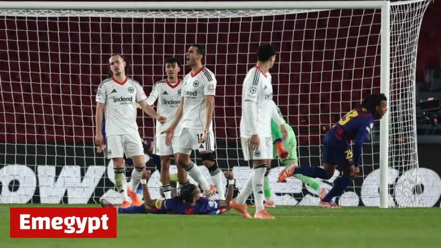 Champions League Hope for Eintracht Shattered in Four Minutes Against Barcelona