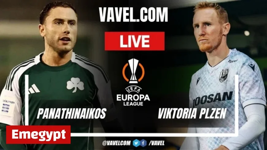Panathinaikos vs Viktoria Plzen Live Updates and Score from UEFA Europa League Clash