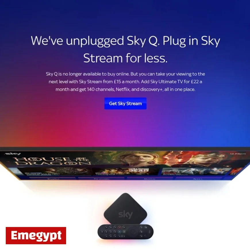 Sky UK Halts Online Sales of Sky Q to Shift Focus Toward Glass and Streaming Services