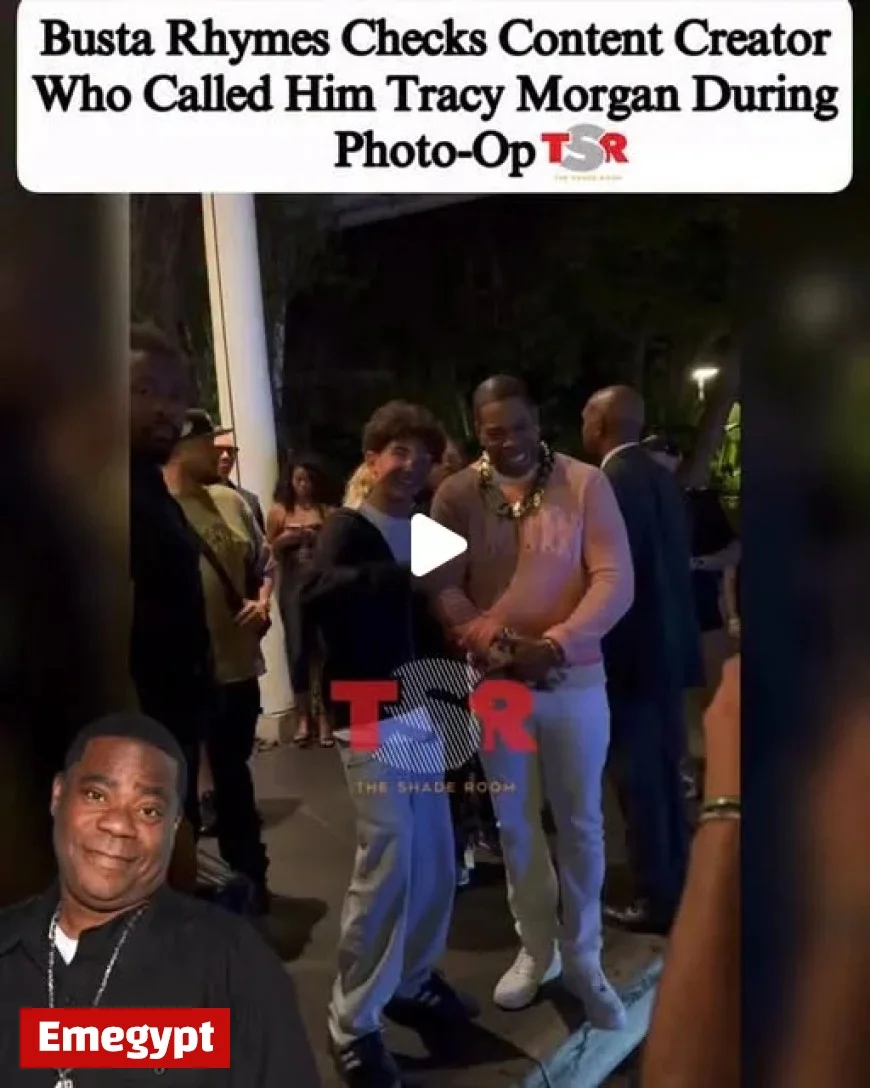 Busta Rhymes Claps Back at Content Creator for Tracy Morgan Comparison in Viral Moment