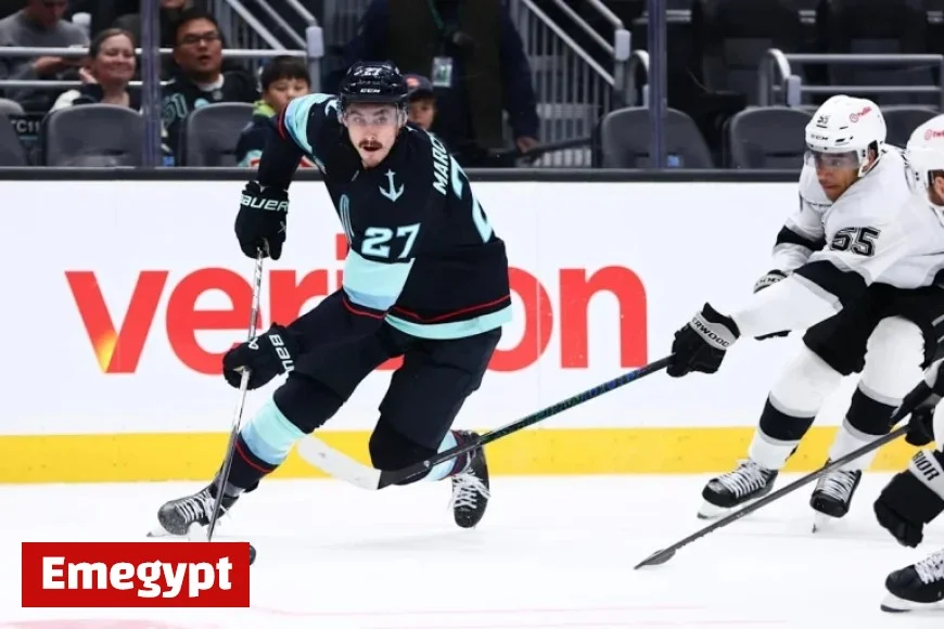 Insider Hints at Teams Eyeing Kraken Winger Mason Marchment for Potential Trades