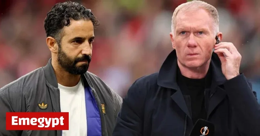 Ruben Amorim’s Swift Retort to Paul Scholes Criticism of Man Utd Manager
