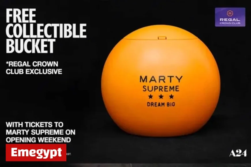 Discover the Free Marty Supreme Popcorn Bucket from Regal Crown Club