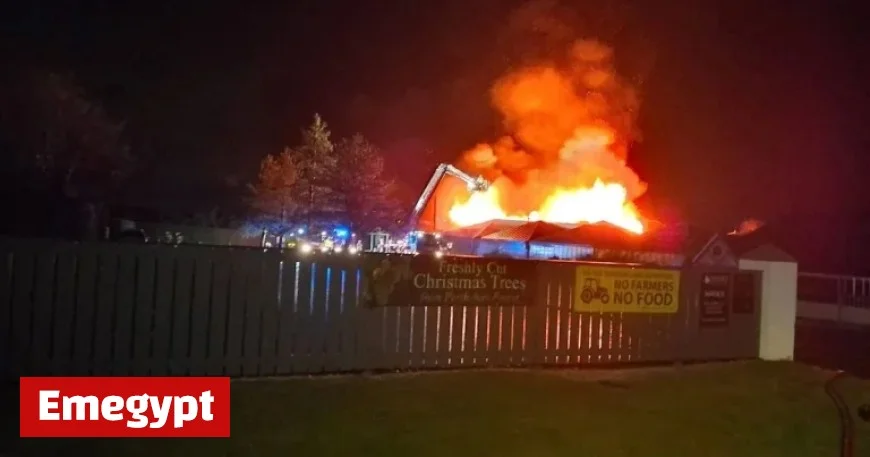 Massive Fire Destroys Beloved Ayrshire Garden Centre in Devastating Blaze