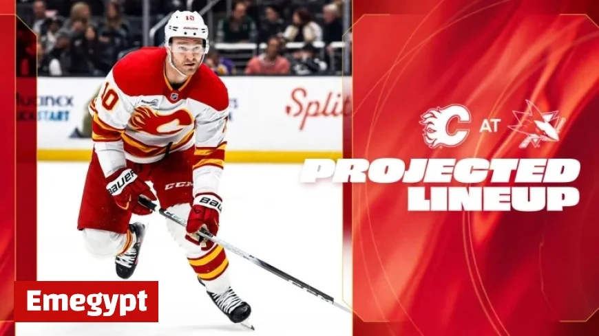 Flames vs Sharks Projected Lineup Breakdown