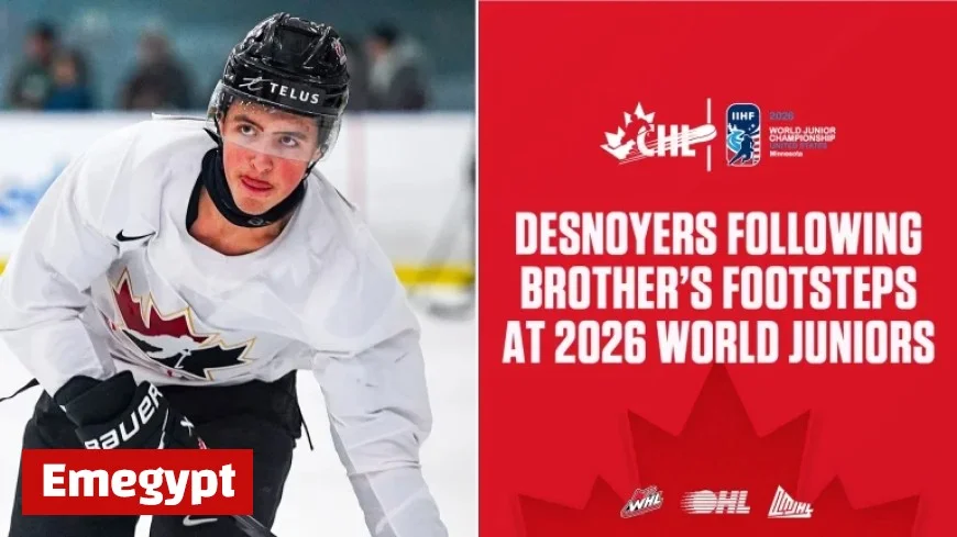 Desnoyers Continues Family Legacy as He Represents Canada at World Juniors